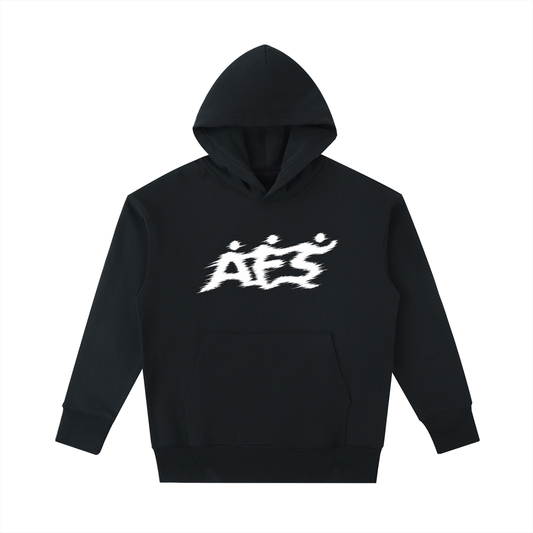 AFS "1" Hoodie in heavyweight cotton with movement logo at chest