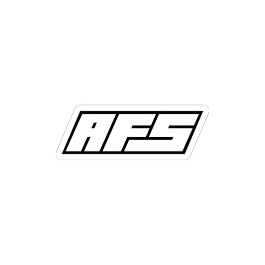 AFS logo kiss-cut vinyl sticker