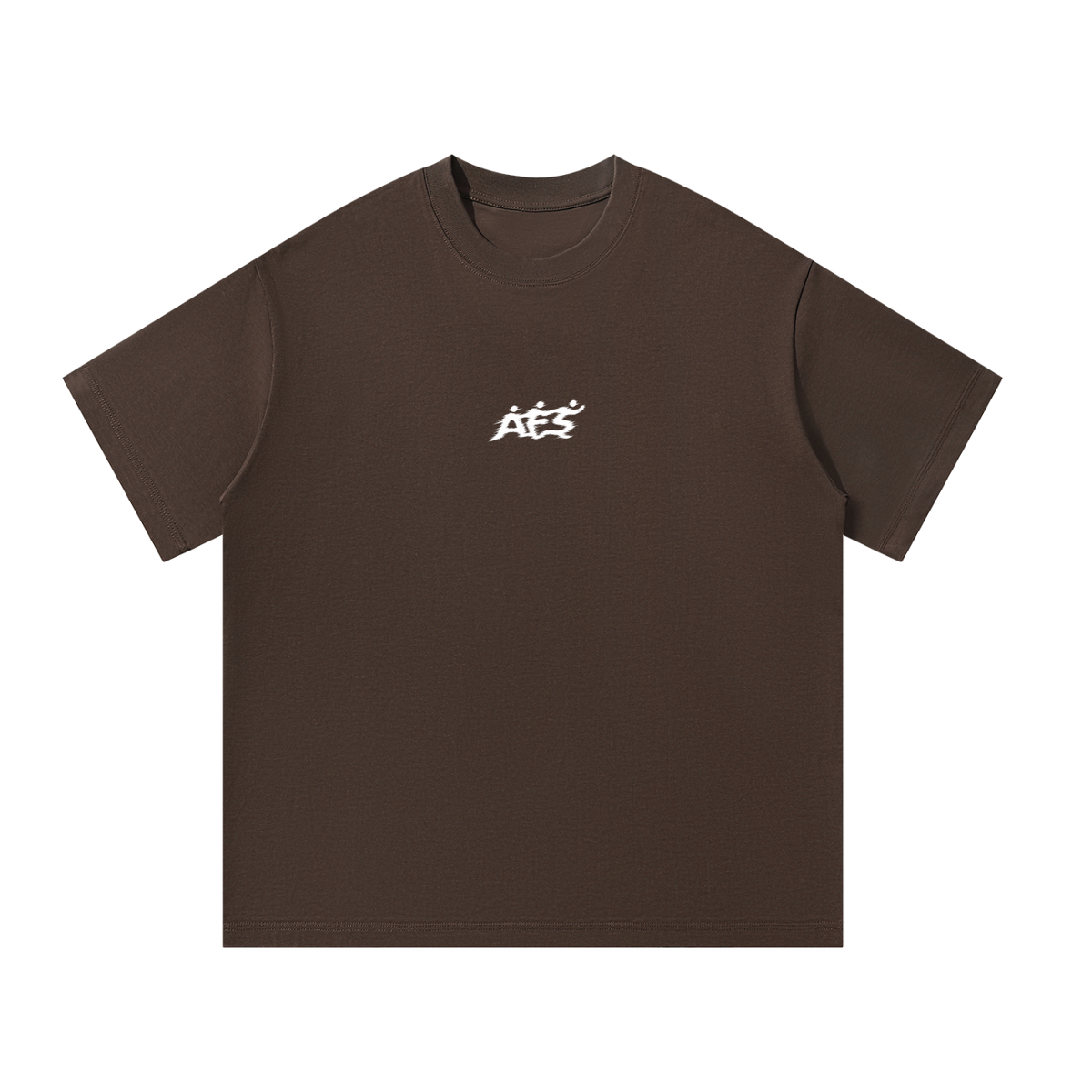 AFS "1" Tee in heavyweight cotton with movement logo at chest